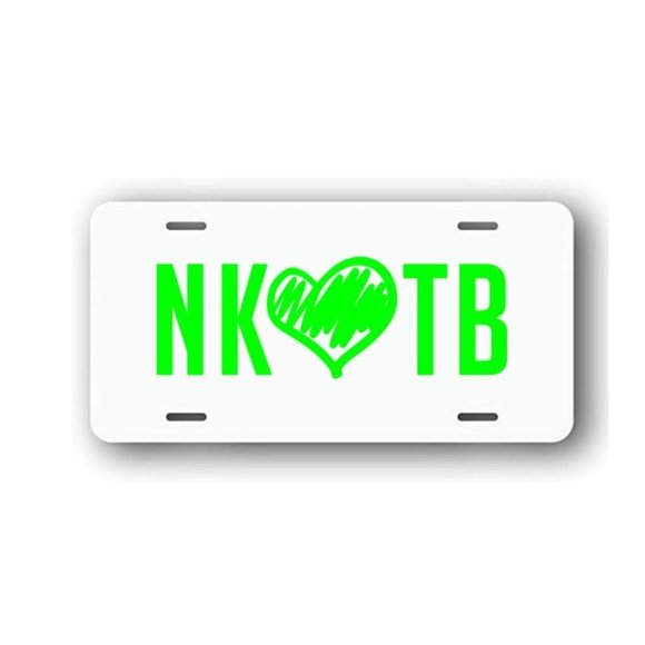 NKOTB New Kids on the Block Aluminum License Plate with design - Picture 9 of 11